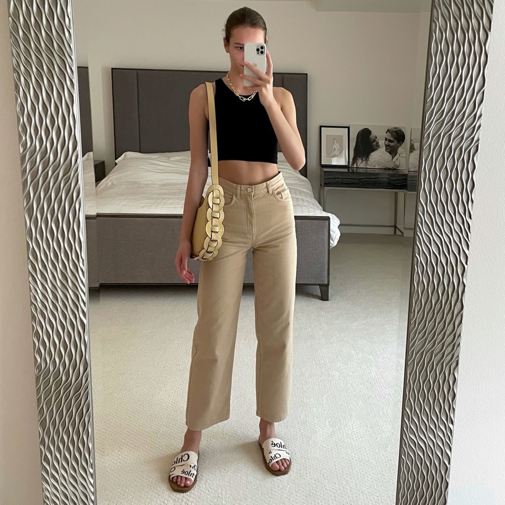 @other stories beige jeans.